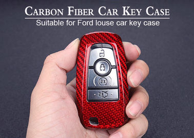 خفيفة الوزن حماية السيارات فورد ألياف الكربون غطاء مفتاح السيارة