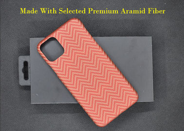 iPhone 11 Pro Max Aramid Fiber iPhone Case حسب الطلب تصميم غطاء هاتف من الكربون