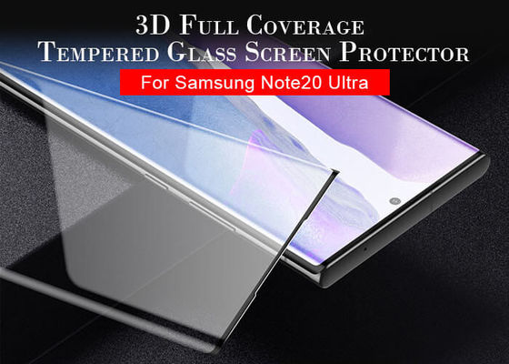 واقي شاشة زجاج مقوى ثلاثي الأبعاد AGC لهاتف Samsung Note 20 Ultra