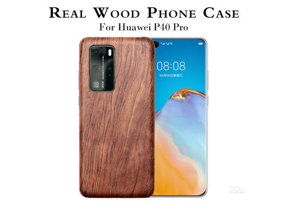 جراب هاتف Huawei P40 Pro مصنوع من الخشب خفيف الوزن ومقاوم للخدش
