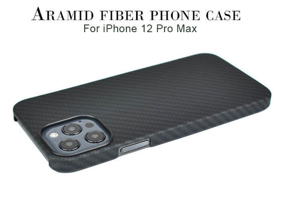 Ring Design Phone Case iPhone 12 Pro Max Aramid حافظة من ألياف الكربون كيفلر