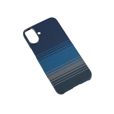 غلاف هاتف من ألياف الأراميد المغناطيسية رقيق للغاية مقاوم للتراب غلاف طاقة مضاد للقرع لـ iPhone 16 Pro