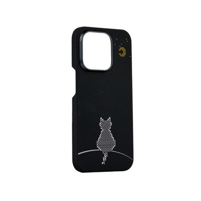 جراب هاتف من ألياف الأراميد مقاوم للأوساخ بسمك 0.8 مم ووزن 16 جرامًا فائق النحافة لهاتف iPhone 16 Pro Max