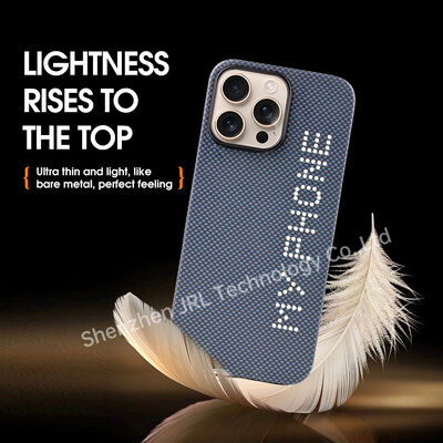 غلاف الهاتف من ألياف الكربون من أراميد للآيفون 17 برو