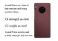 حافظة هاتف أراميد مصنوعة يدويًا باللونين الأحمر والأسود لهاتف Huawei Mate 30