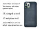 غطاء هاتف iPhone 11 Pro Matte Twill Aramid Fiber Phone Cover Kevlar Mobile Cover