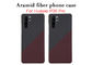 وافقت SGS على حافظة Huawei P30 Pro كاملة الجسم باللونين الأسود والأحمر Aramid