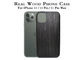 خفيفة الوزن أسود محفور على الجليد iPhone 11 Pro Max حافظة خشبية
