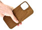 جراب هاتف مصنوع من الخشب الطبيعي المقاوم للصدمات فائق الخفة لهاتف iPhone 12