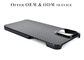 جراب iPhone مصنوع من ألياف الكربون الأراميد باللون الأسود اللامع لهاتف iPhone 12 Pro Max
