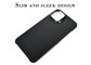 جراب هاتف iPhone 12 Pro بتصميم نصف غطاء مصنوع من ألياف الأراميد والألياف العسكرية