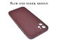 غطاء كامل بلمسة نهائية مطفأة اللمسة النهائية Kevlar Aramid Fibre Phone Case لهاتف iPhone 12 Mini