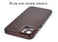 غطاء أحمر لامع لهاتف iPhone 12 Pro مصنوع من ألياف الكربون الأراميد